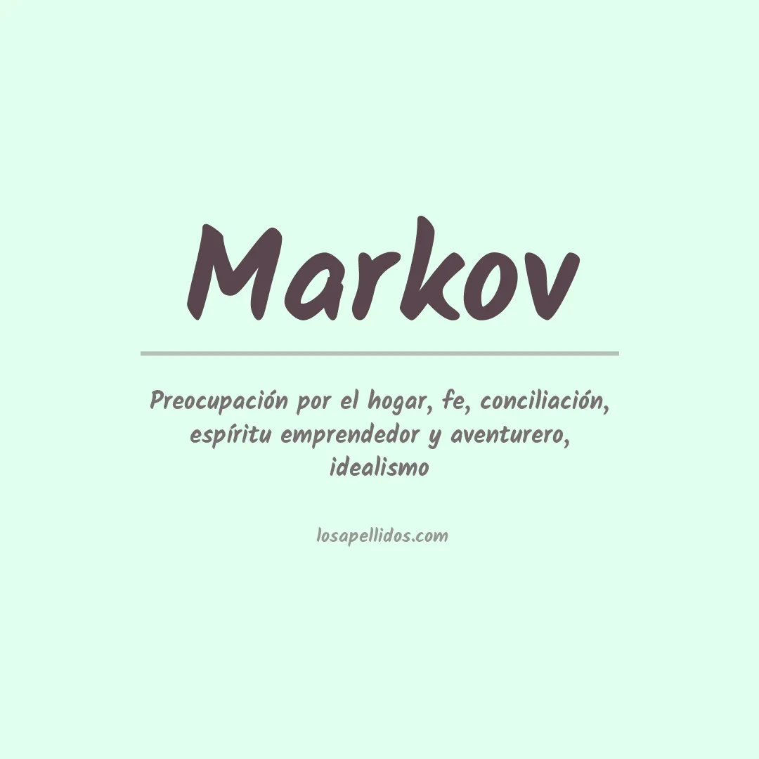Apellido Markov