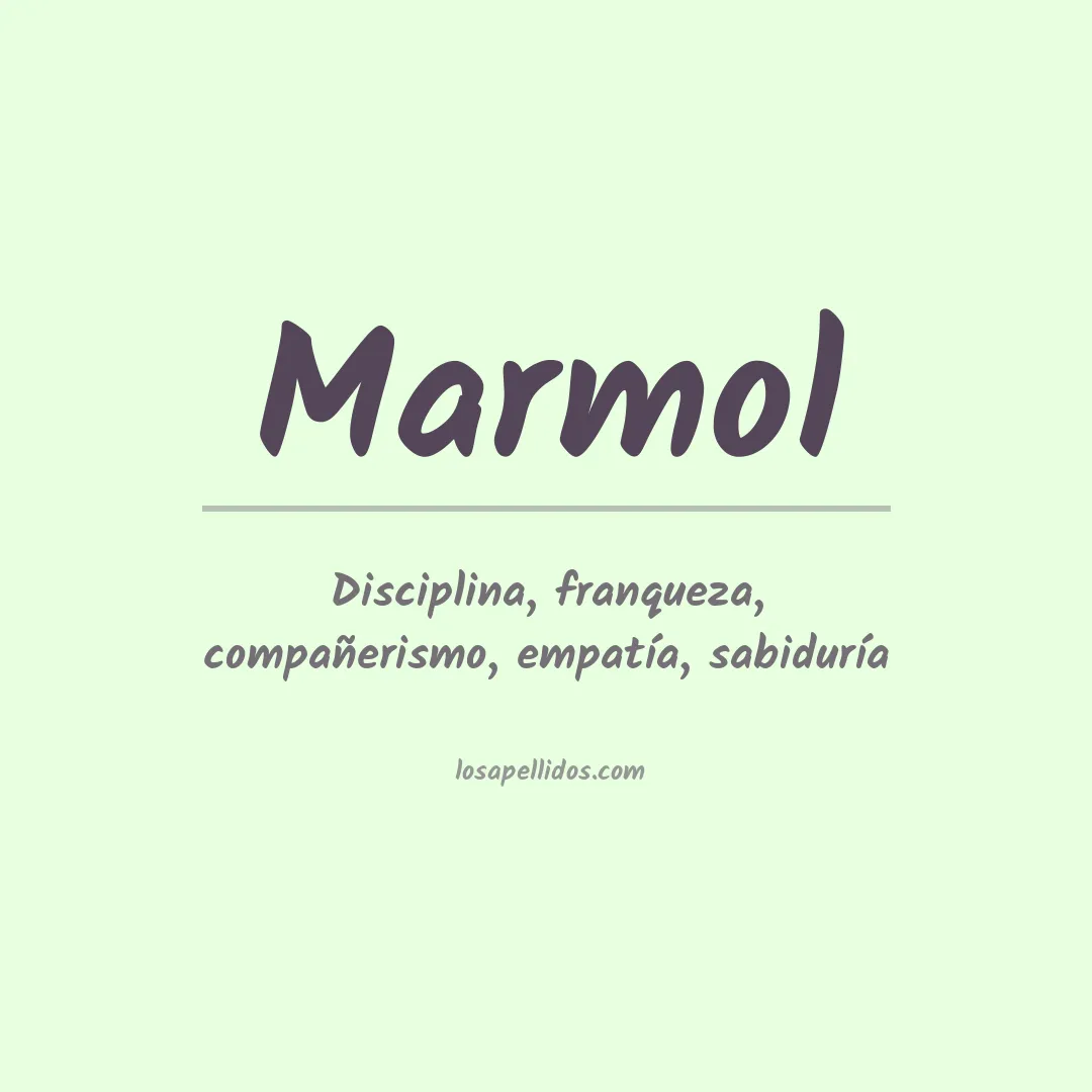 Apellido Mármol