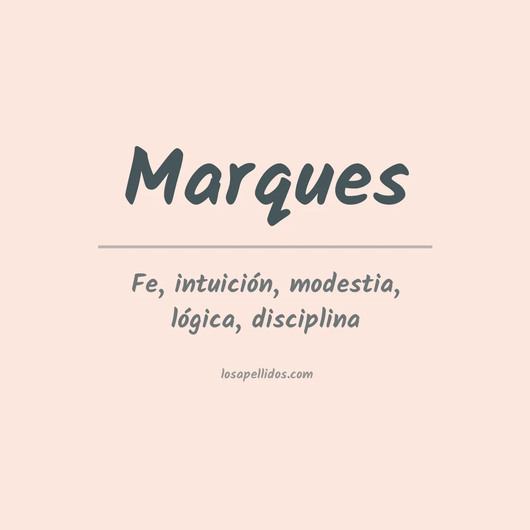 Apellido Marques