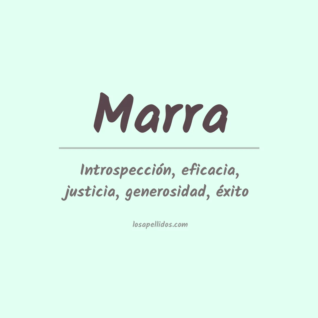 Apellido Marra