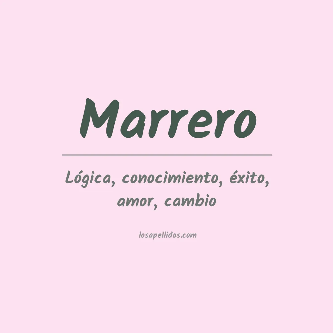 Apellido Marrero