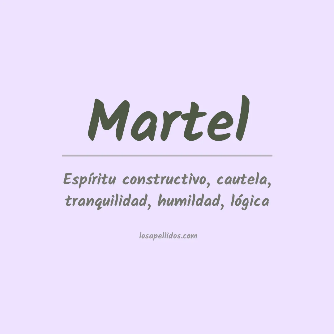 Apellido Martel