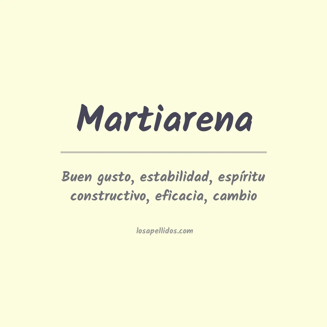 Apellido Martiarena