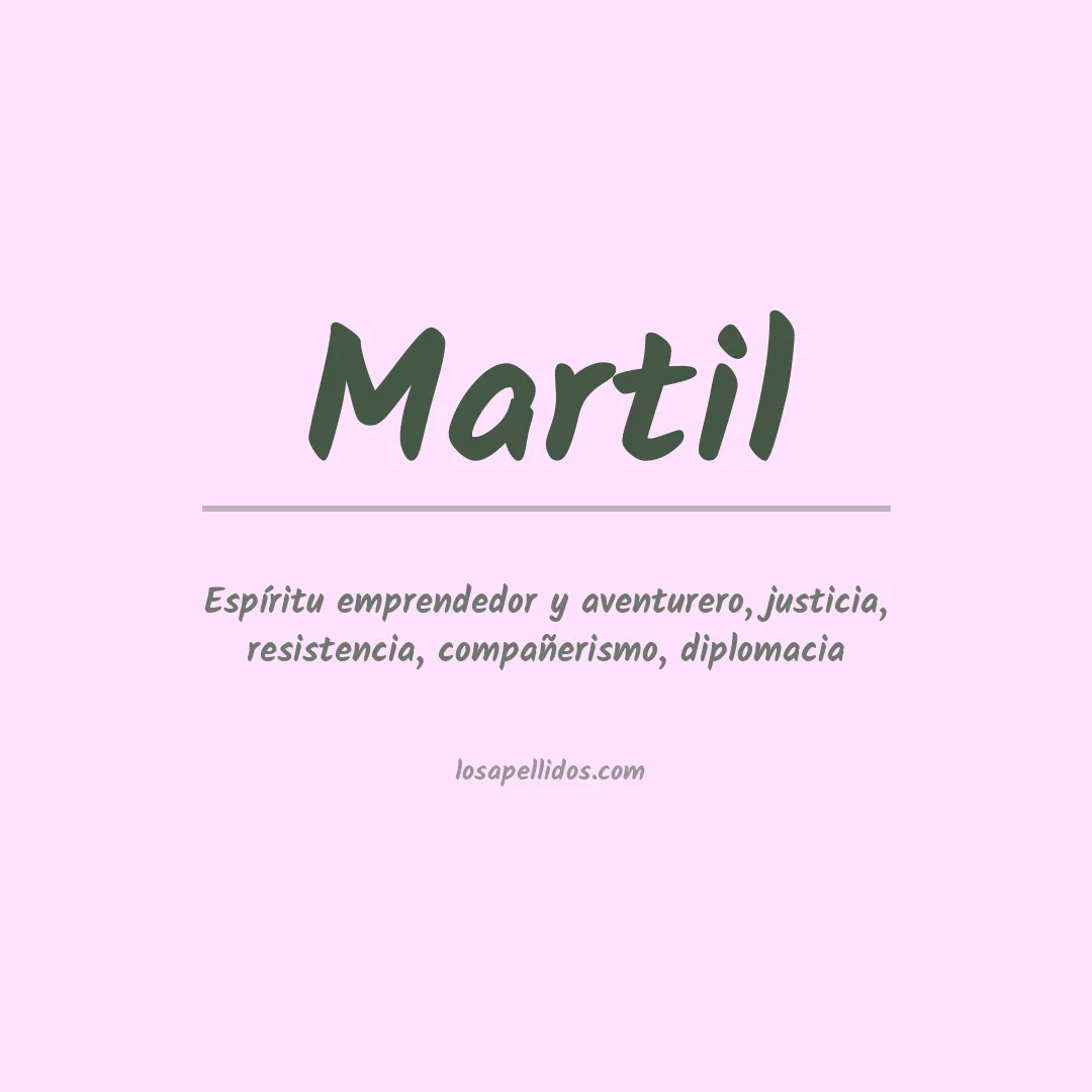Apellido Martil