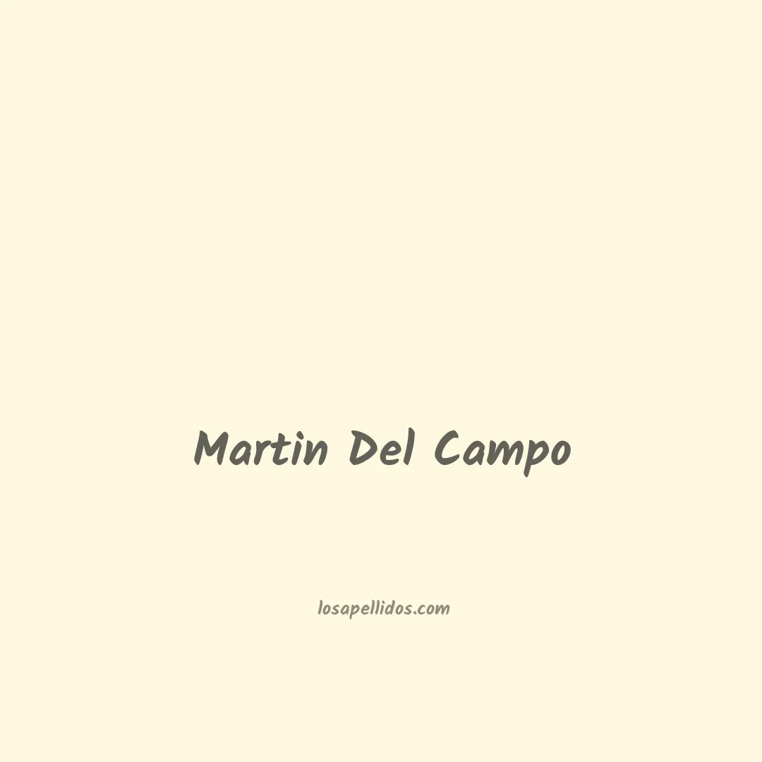 Martin del campo en chino