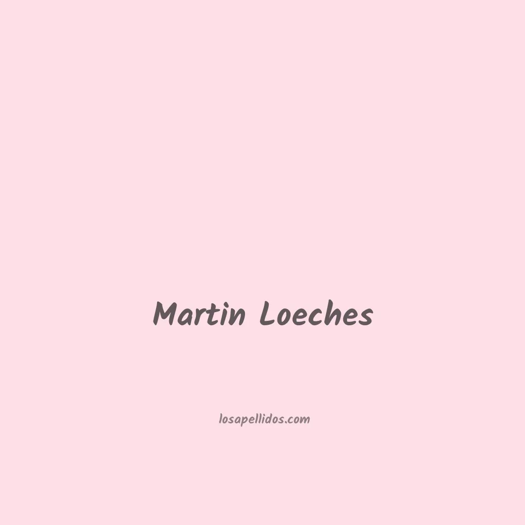 Martin loeches en chino