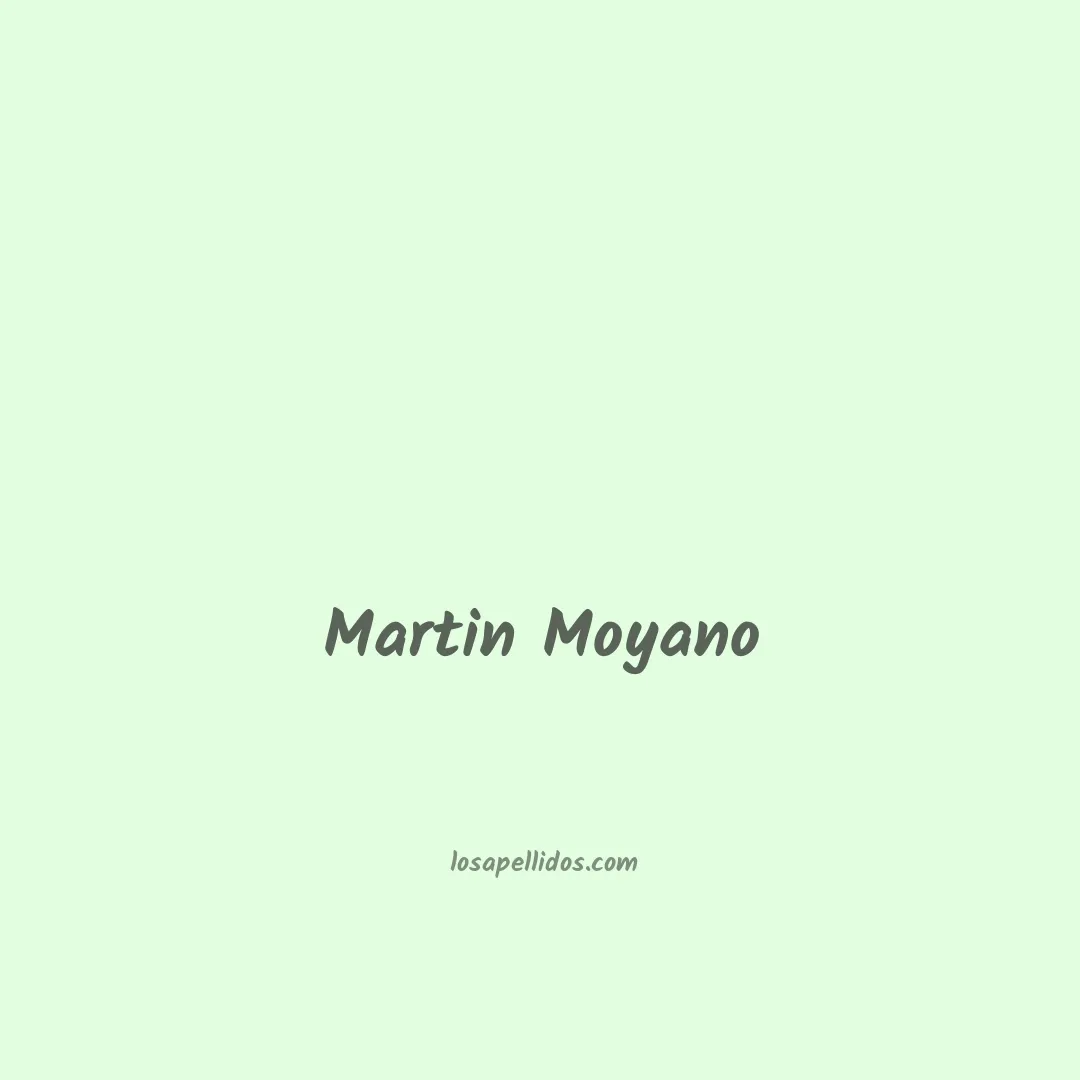 Martin moyano en chino