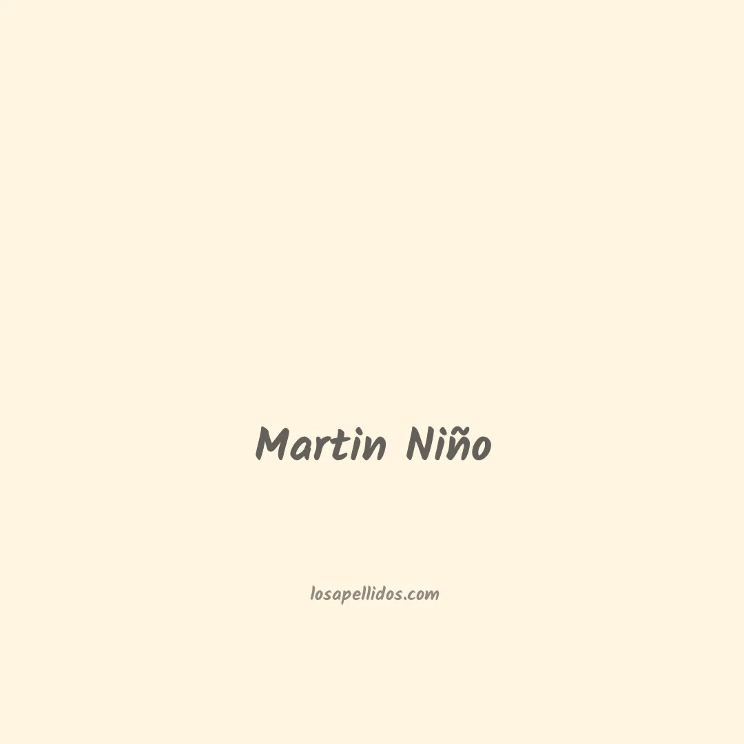 Martin niño en chino