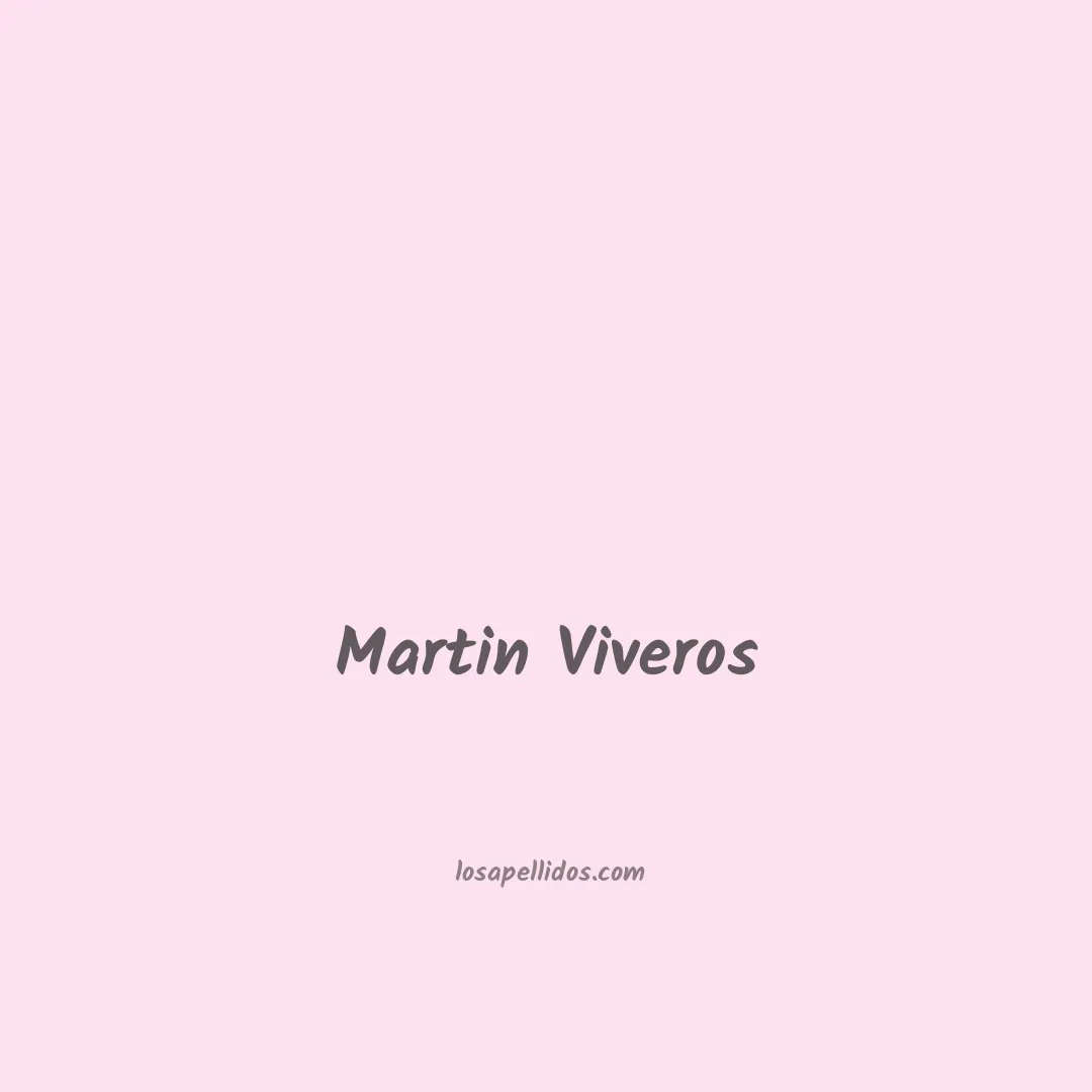 Martin viveros en chino