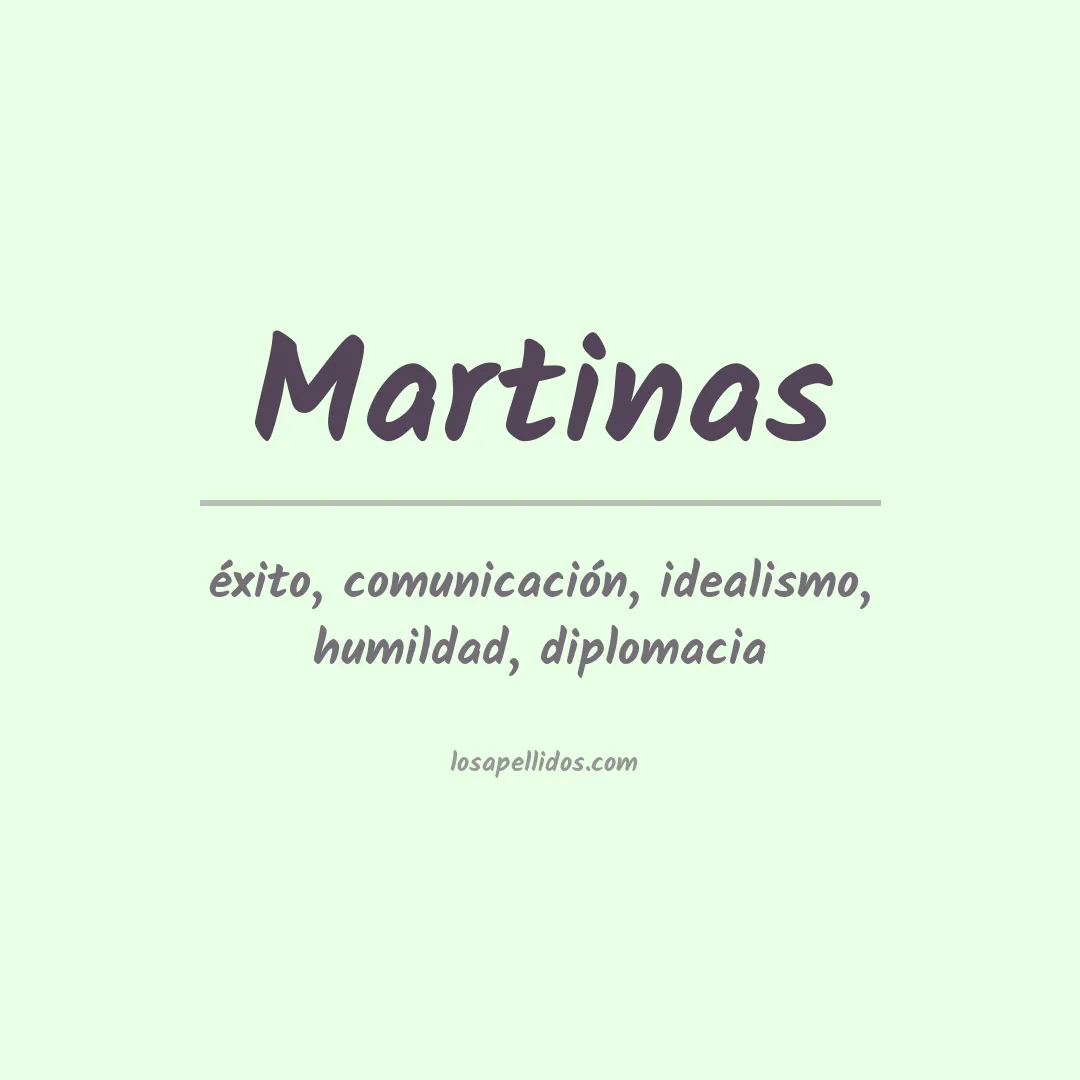 Apellido Martinas