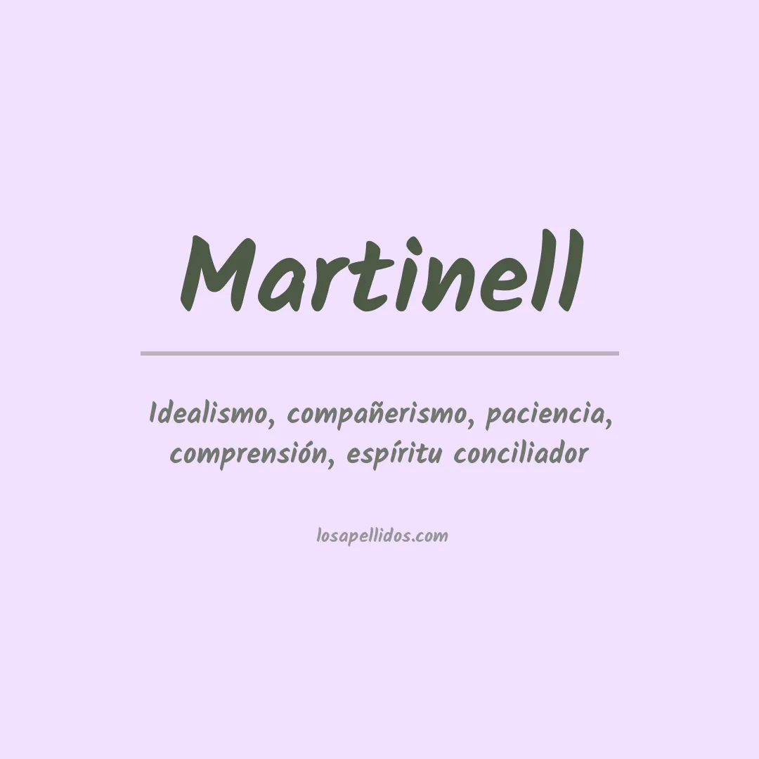 Apellido Martinell