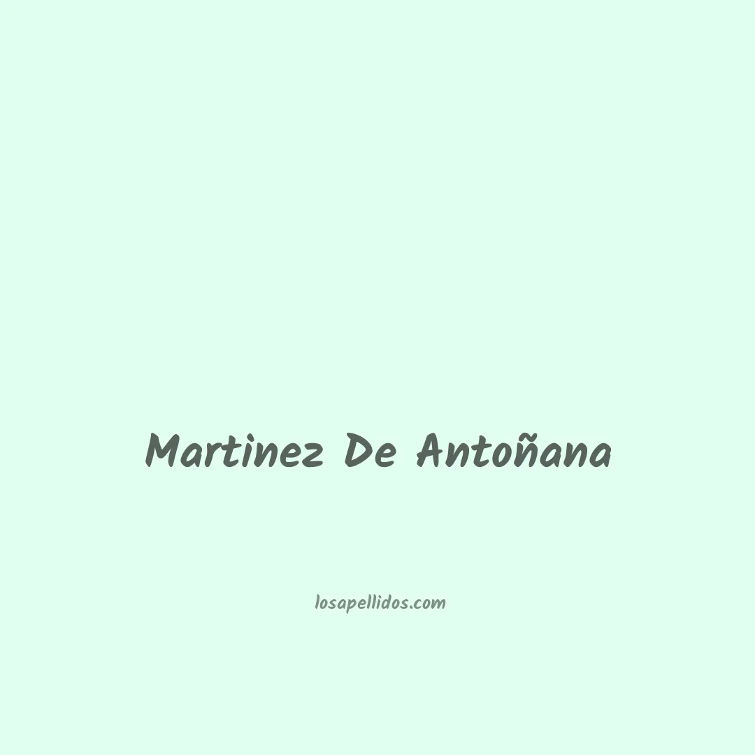 Martinez de antoñana en chino