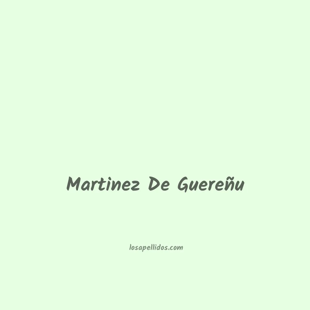 Martinez de guereñu en chino