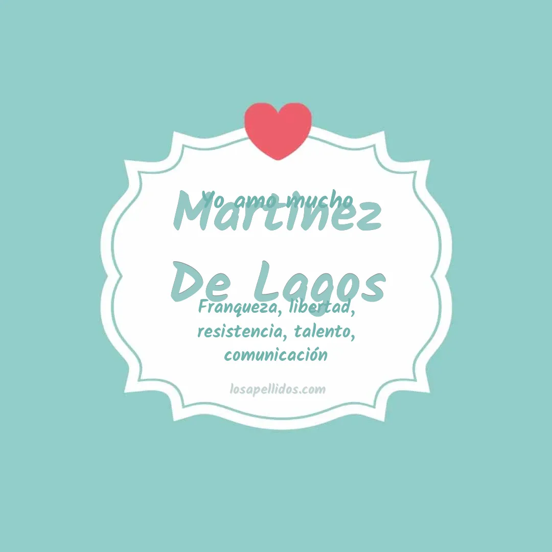 Yo amo mucho Martinez de lagos