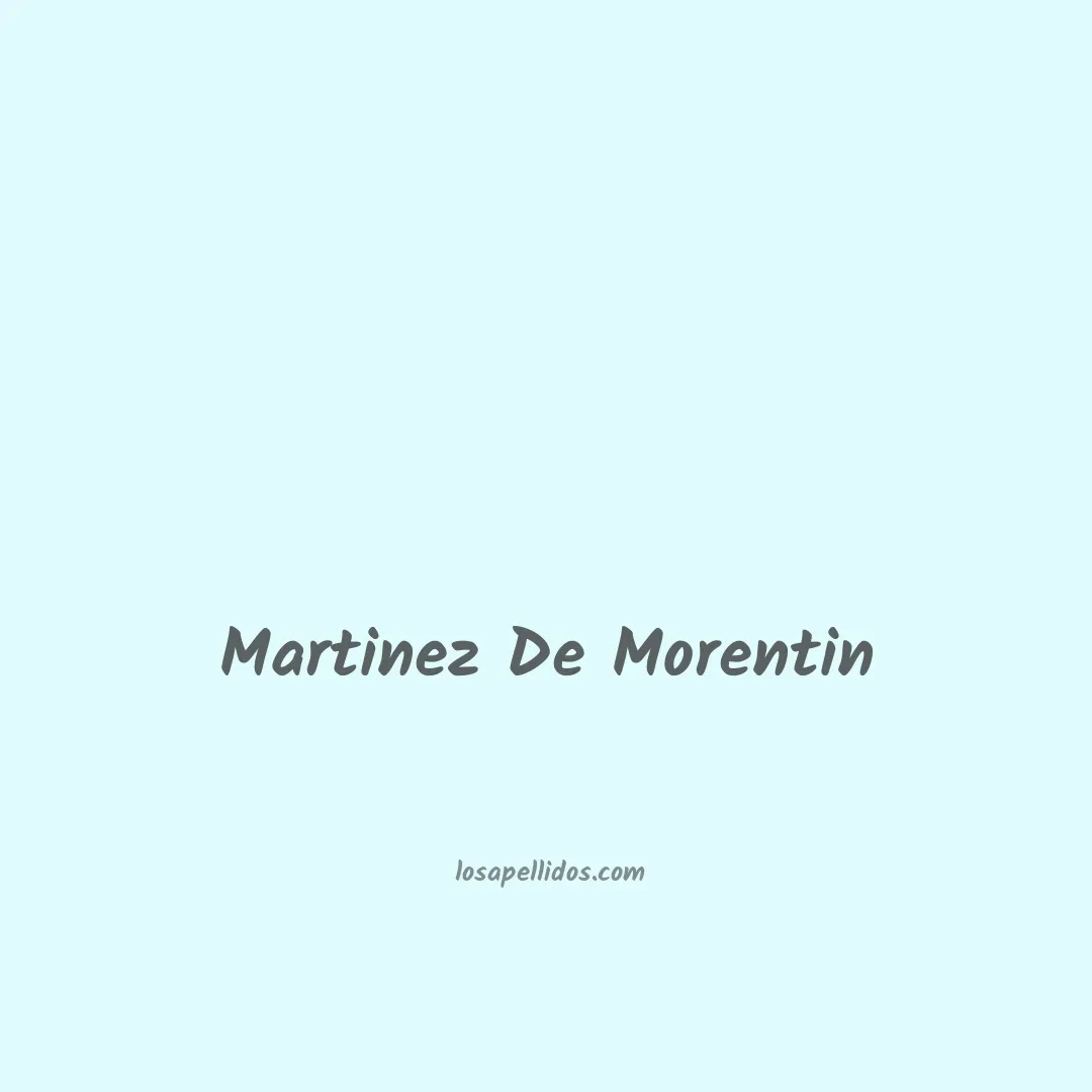 Martinez de morentin en chino