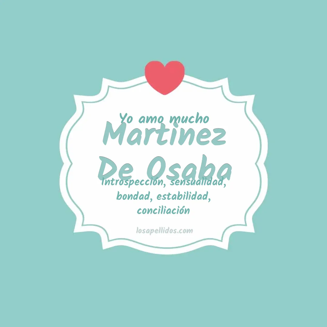 Yo amo mucho Martinez de osaba