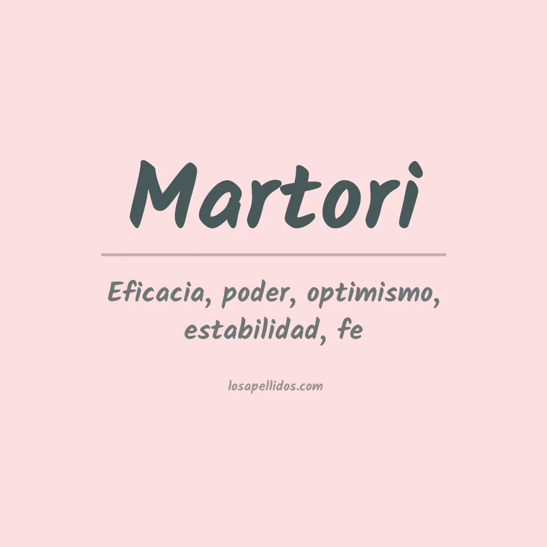 Apellido Martori