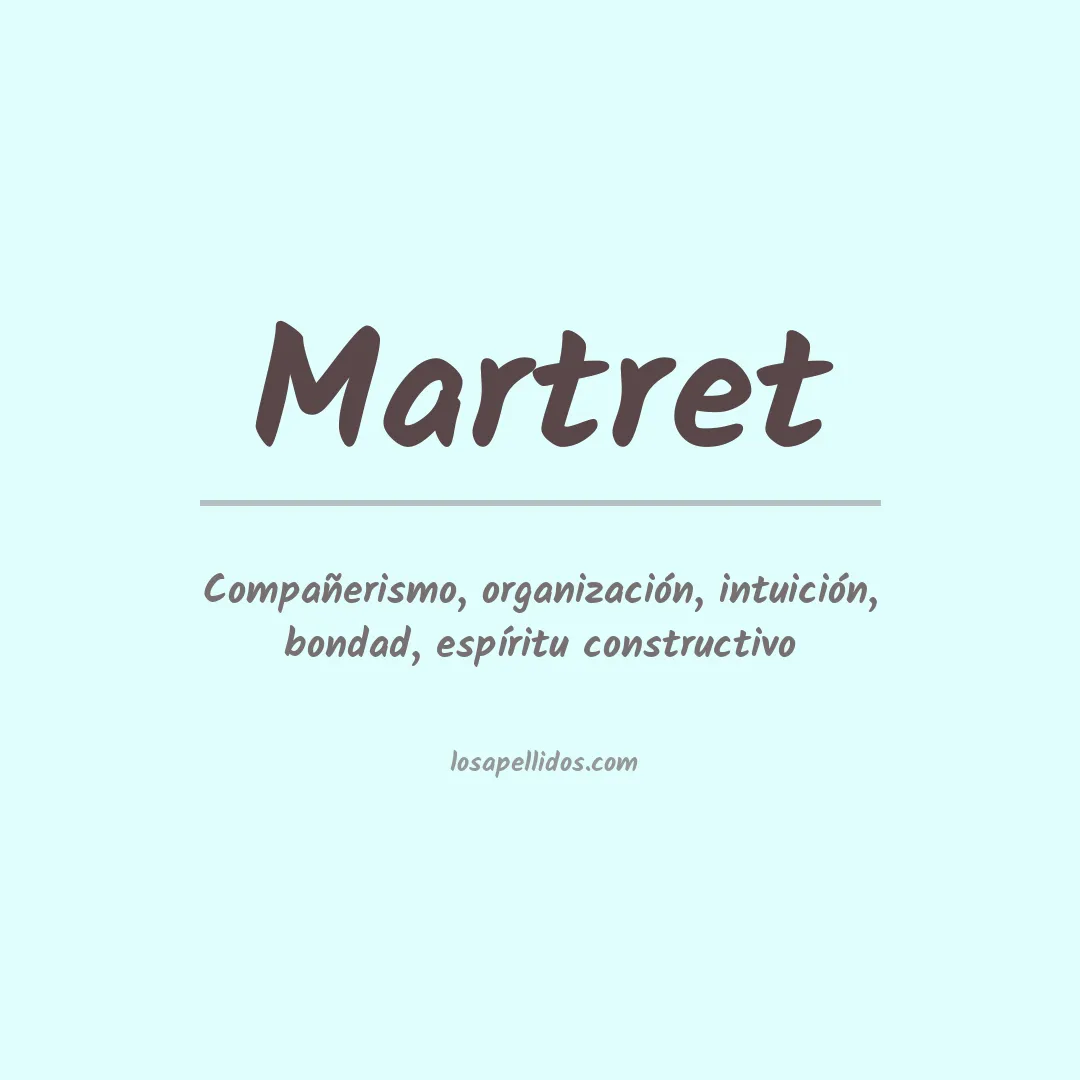 Apellido Martret