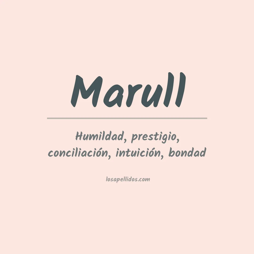Apellido Marull