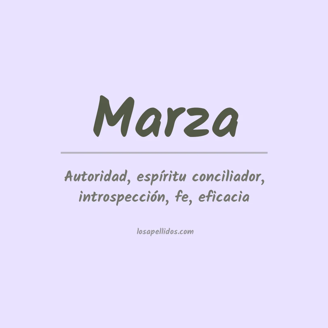 Apellido Marza