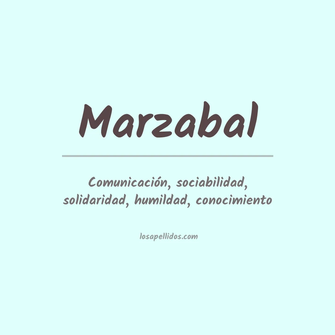 Apellido Marzabal
