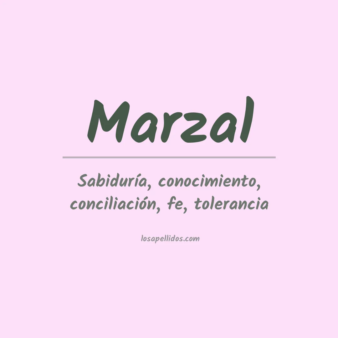 Apellido Marzal