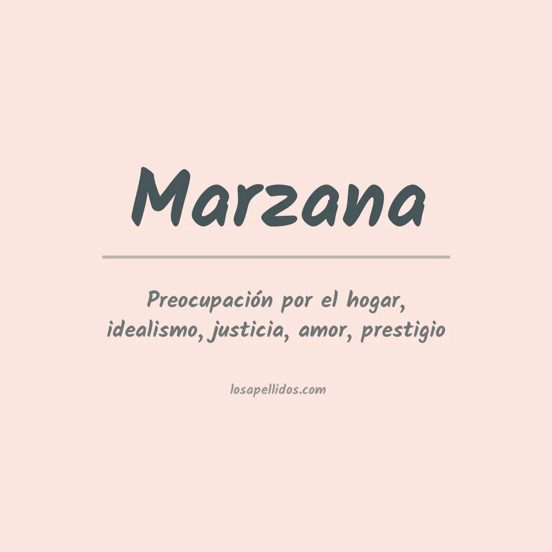 Apellido Marzana