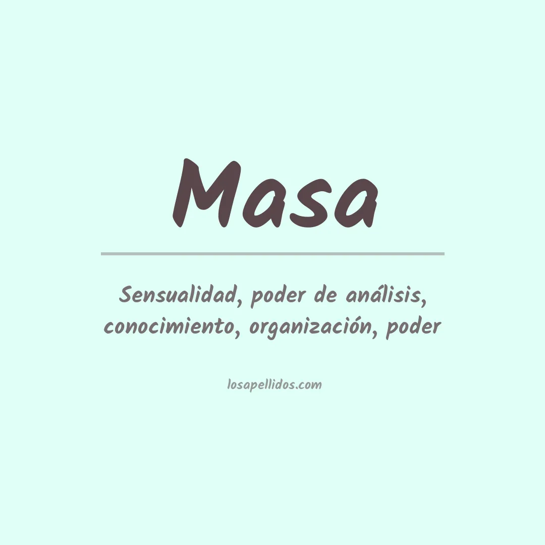 Apellido Masa