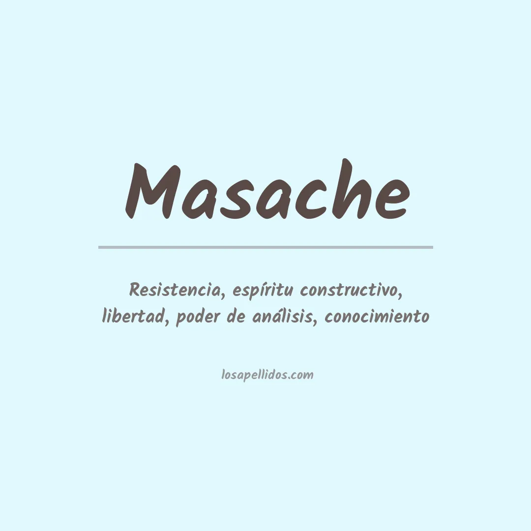 Apellido Masache