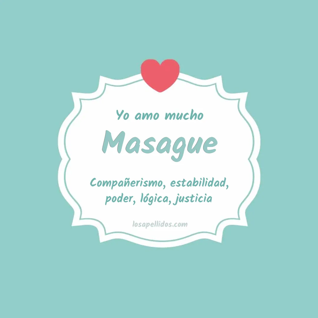 Yo amo mucho Masague