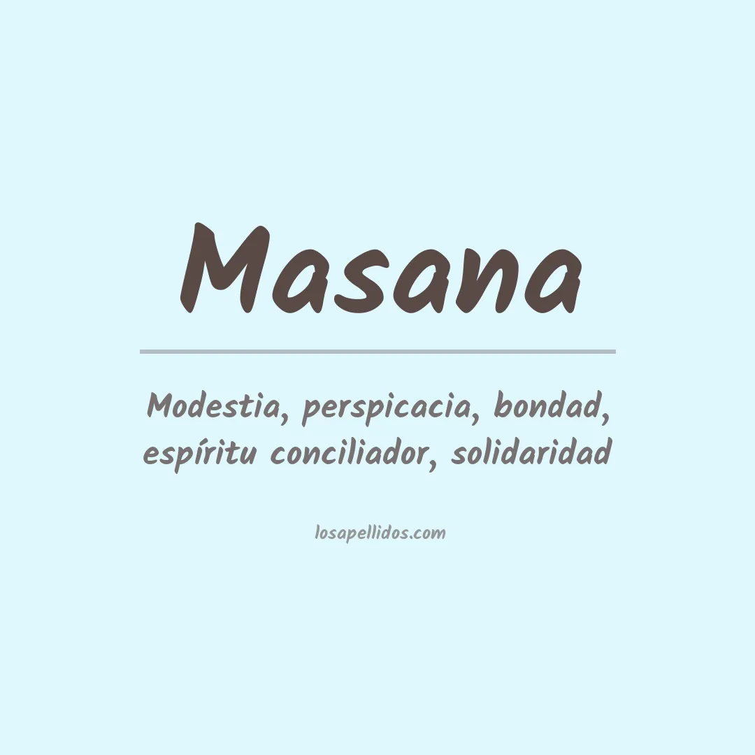Apellido Masana