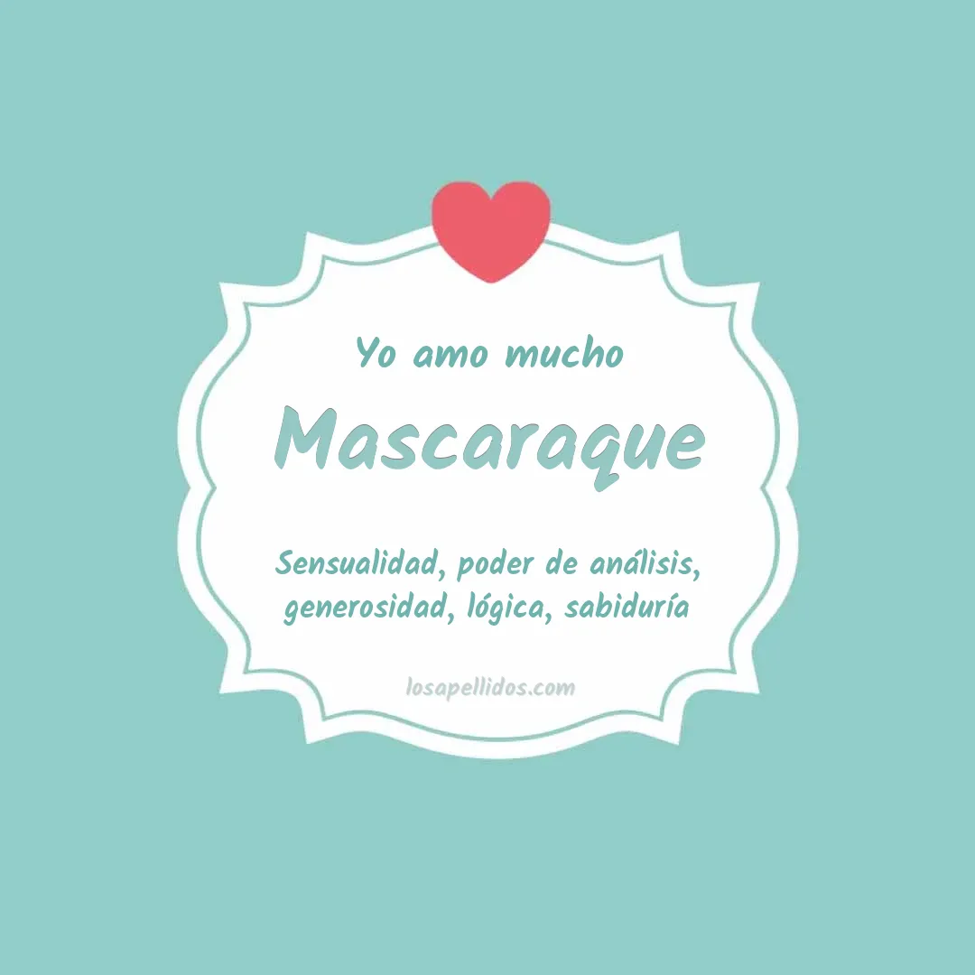 Yo amo mucho Mascaraque