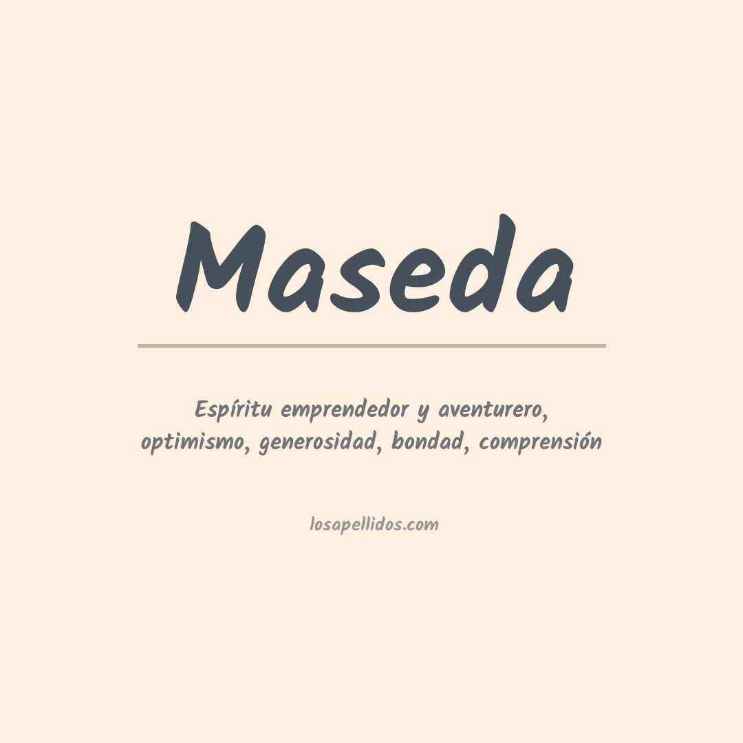 Apellido Maseda