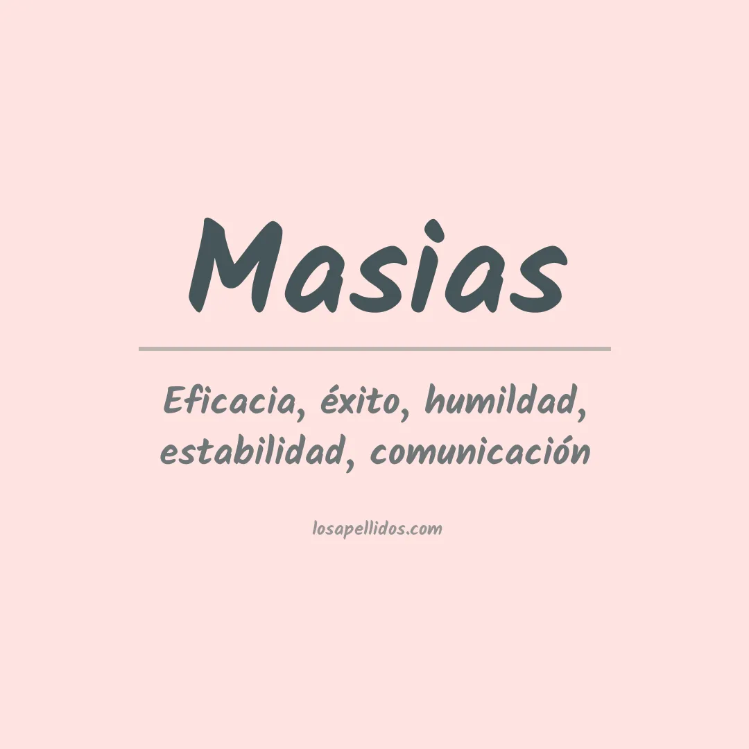 Apellido Masias