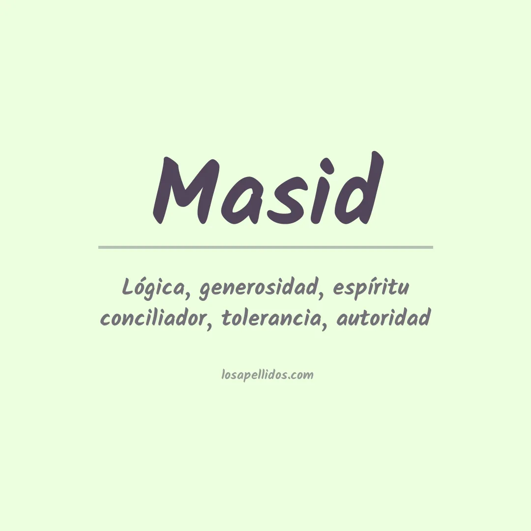 Apellido Masid