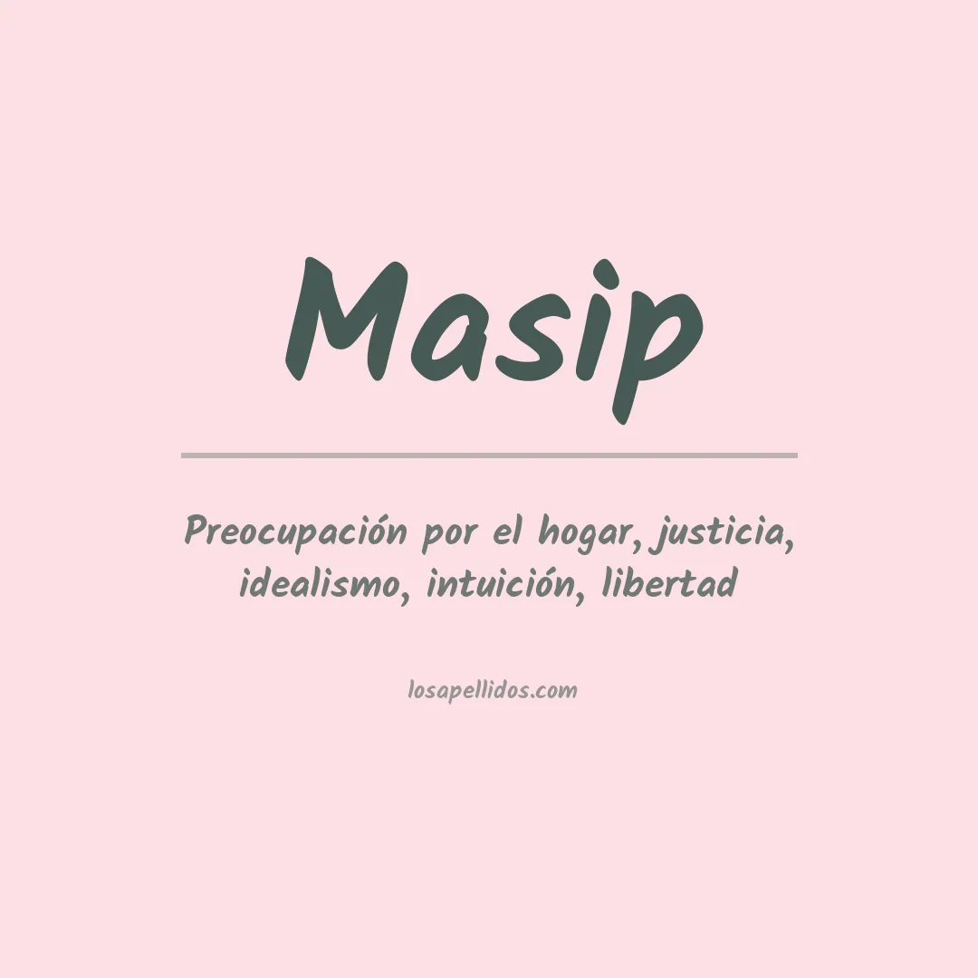 Apellido Masip