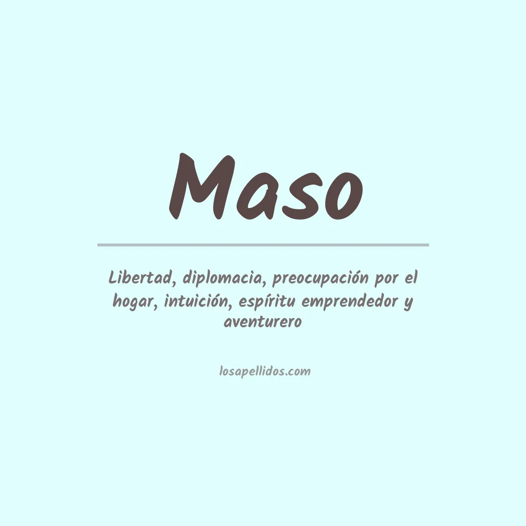 Apellido Maso
