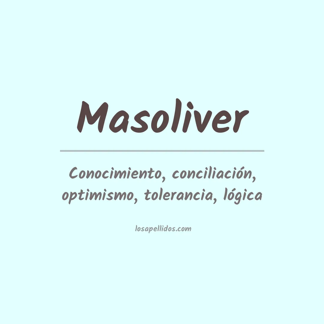 Apellido Masoliver