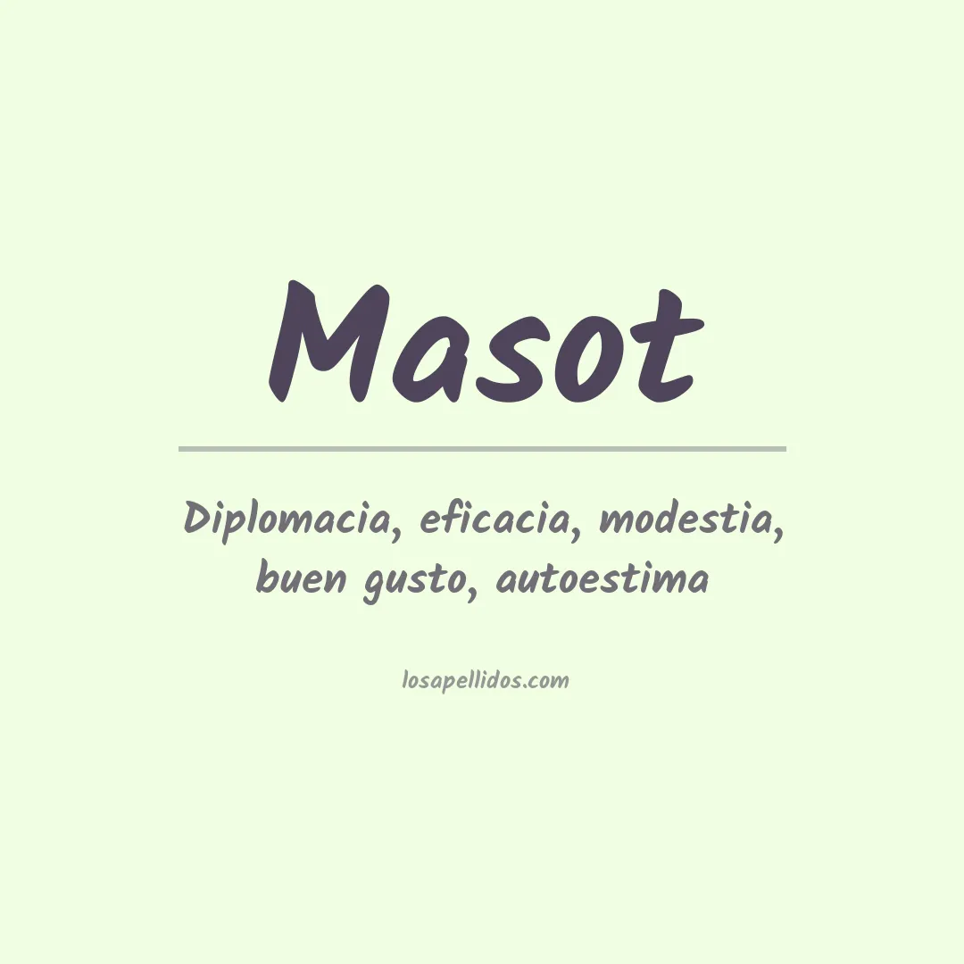 Apellido Masot