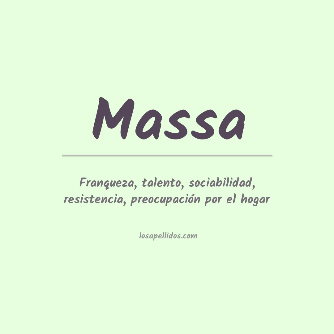 Apellido Massa
