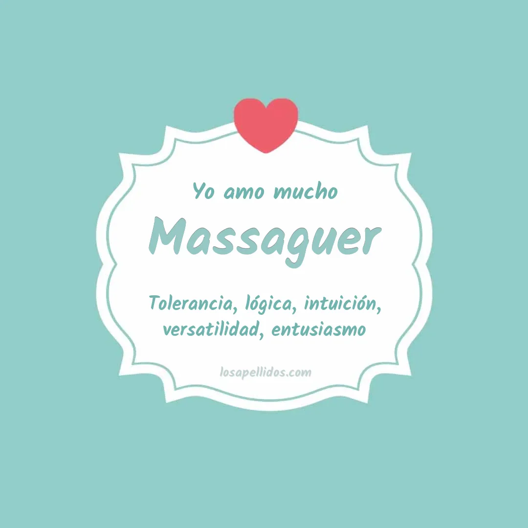 Yo amo mucho Massaguer
