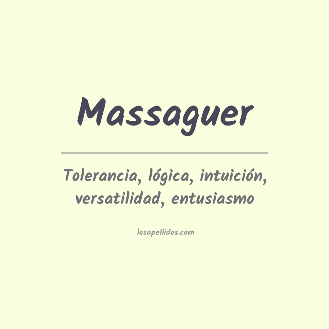 Apellido Massaguer