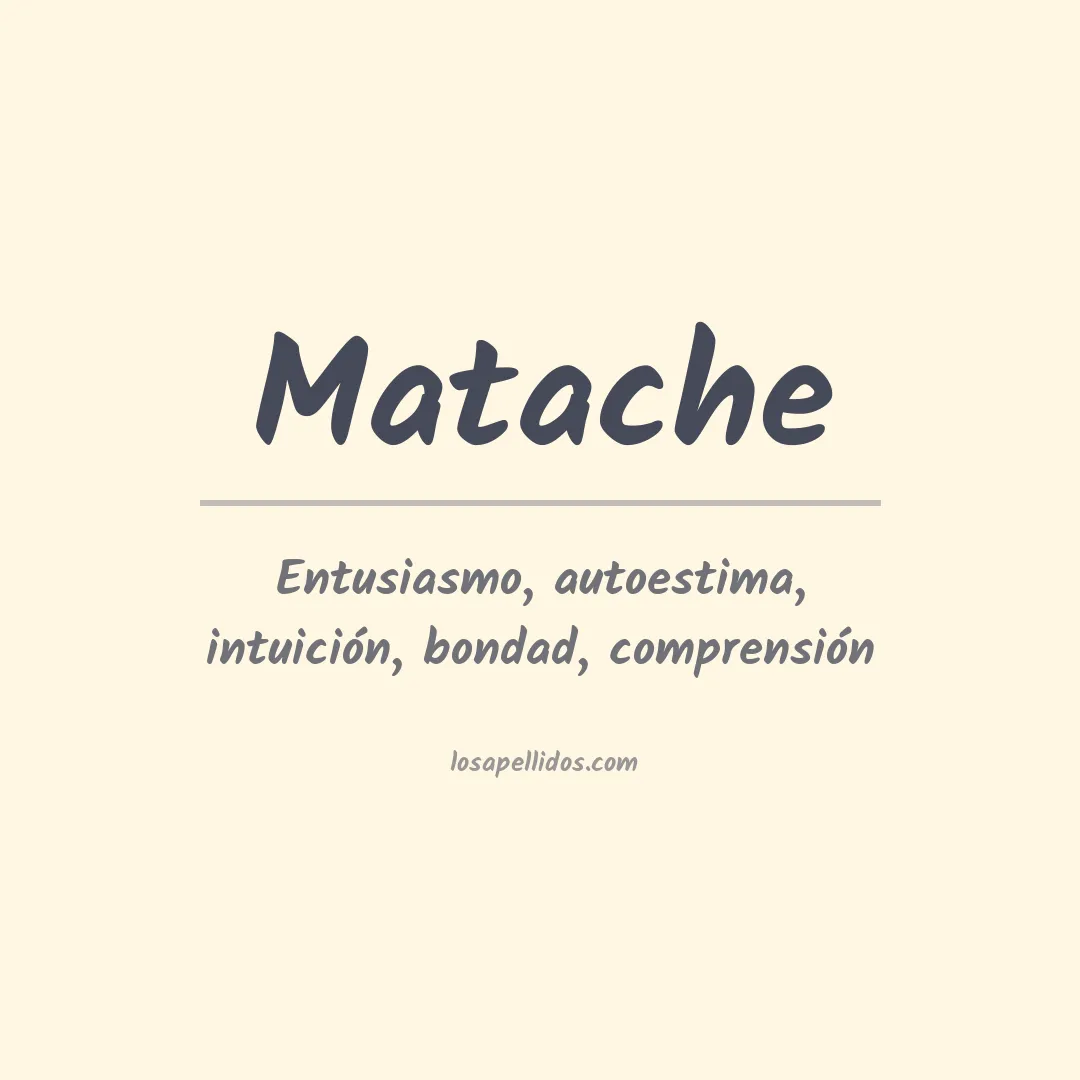 Apellido Matache