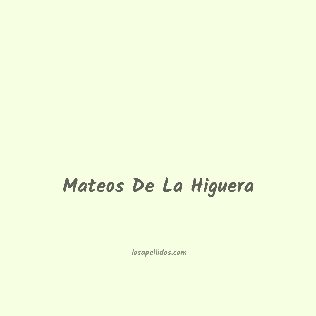 Mateos de la higuera en chino