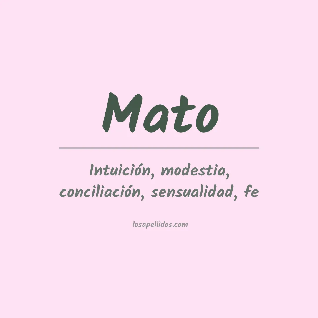 Apellido Mato