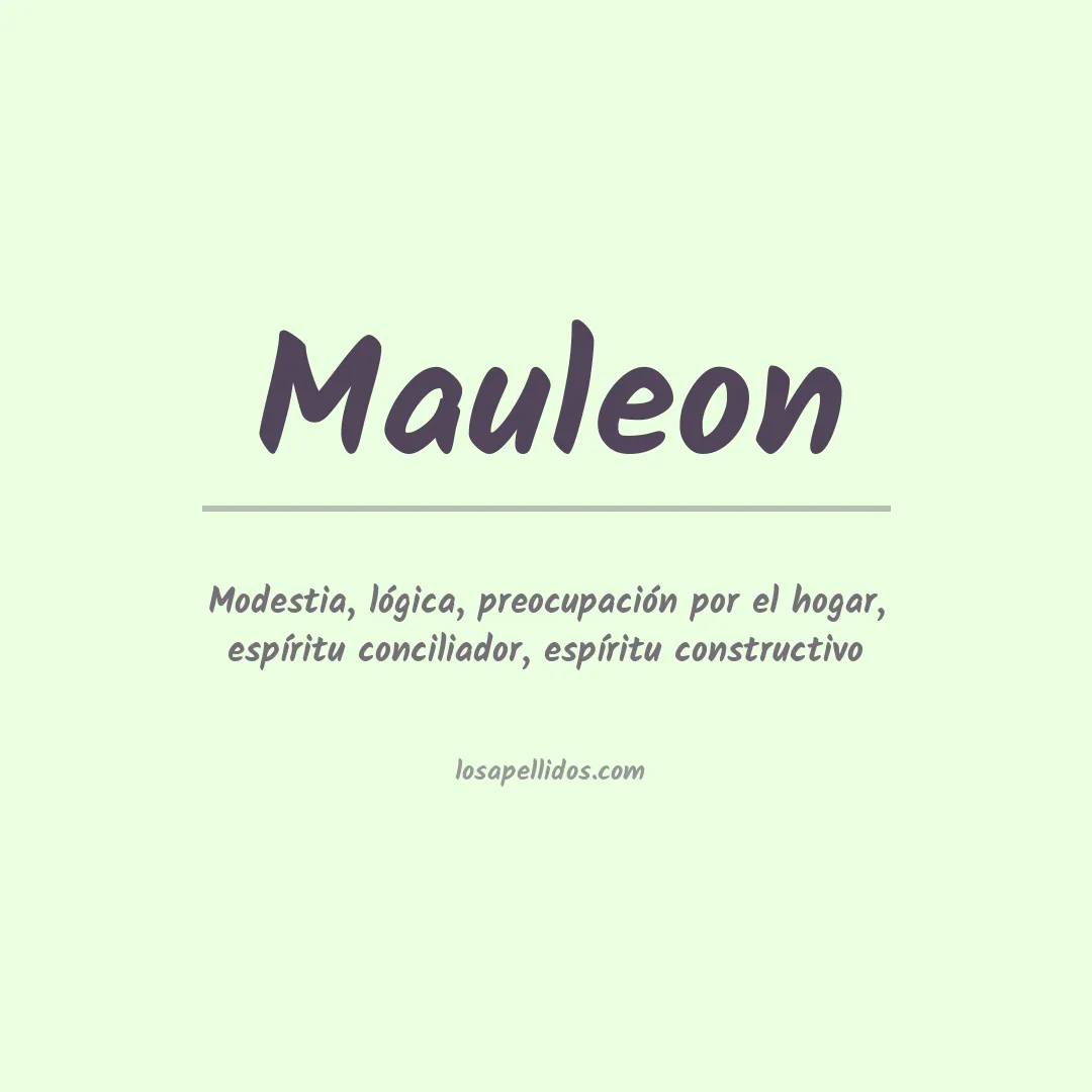 Apellido Mauleon
