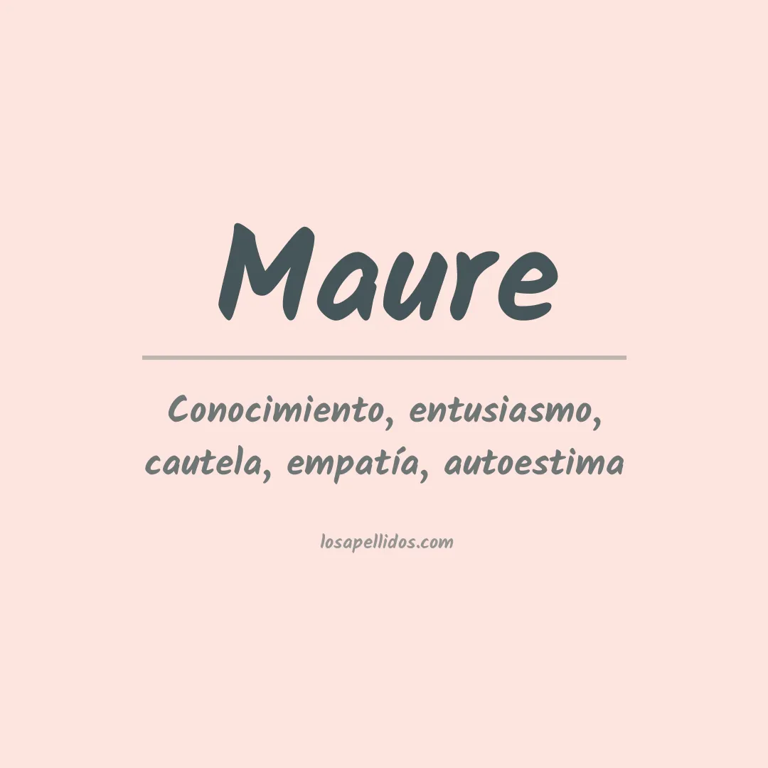 Apellido Maure