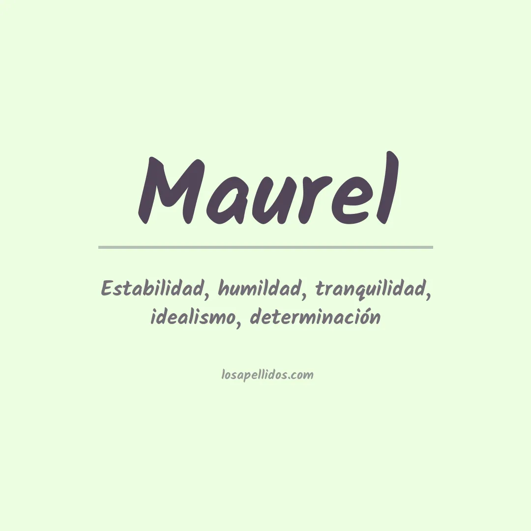 Apellido Maurel