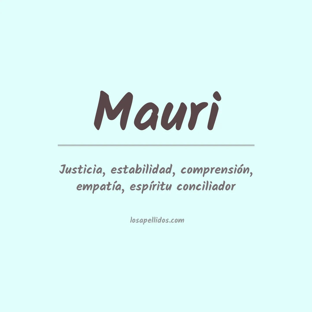 Apellido Mauri