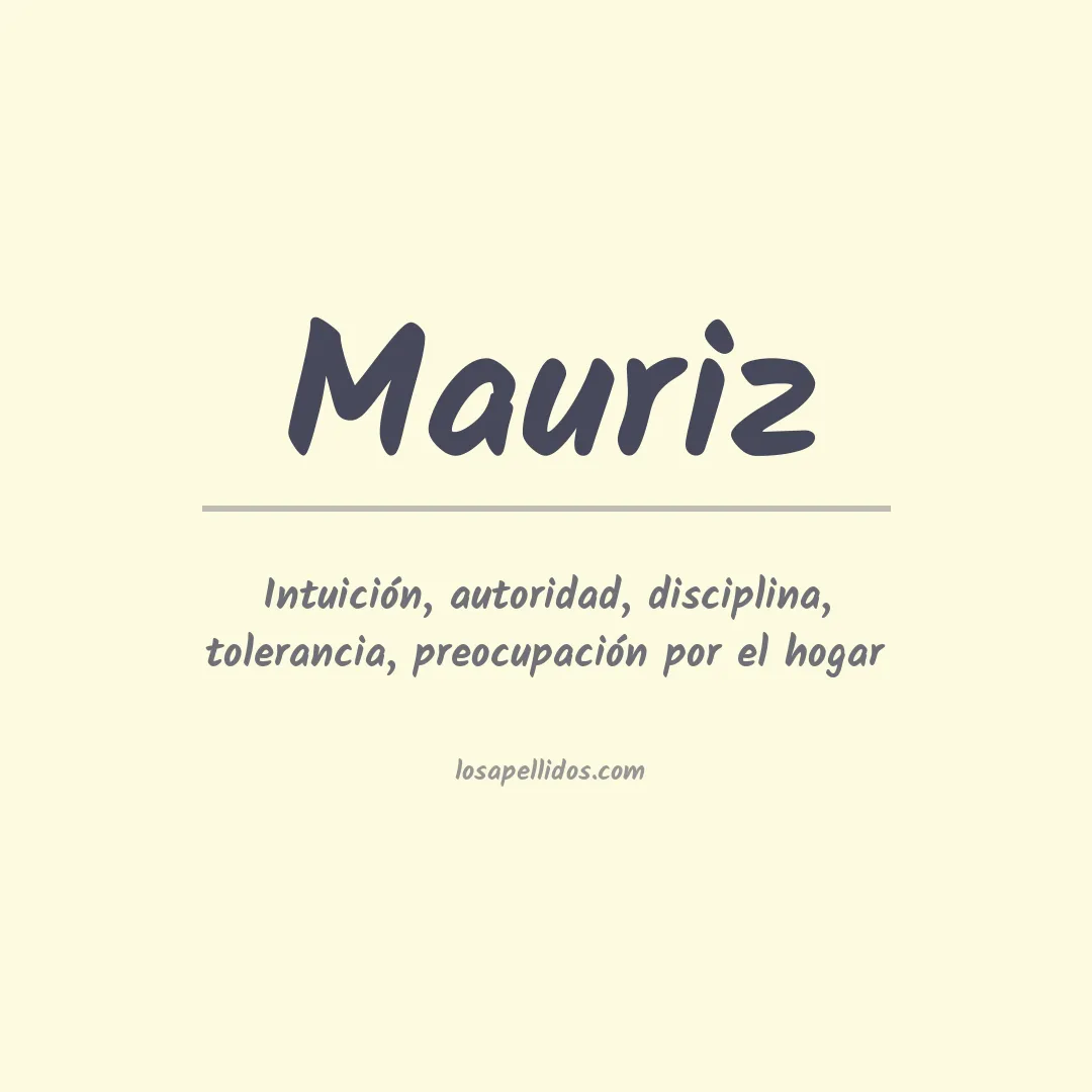 Apellido Mauriz
